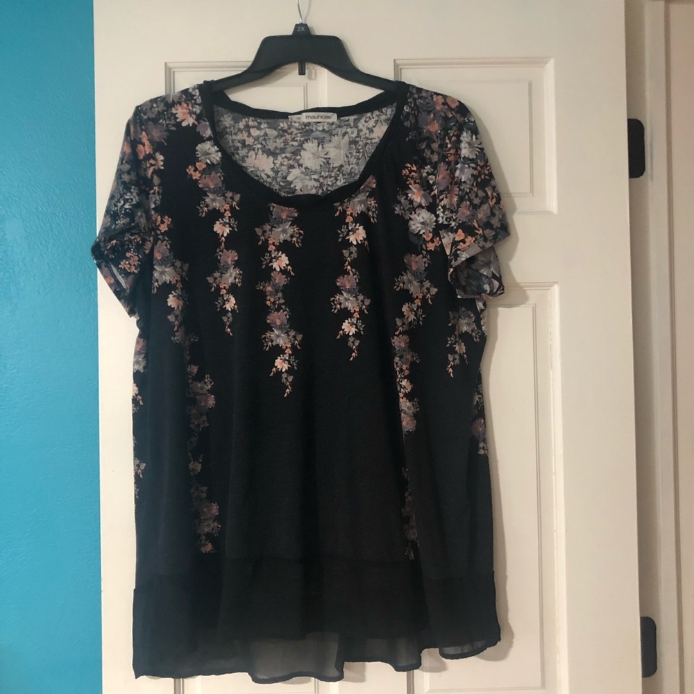 Maurice’s flowey shirt